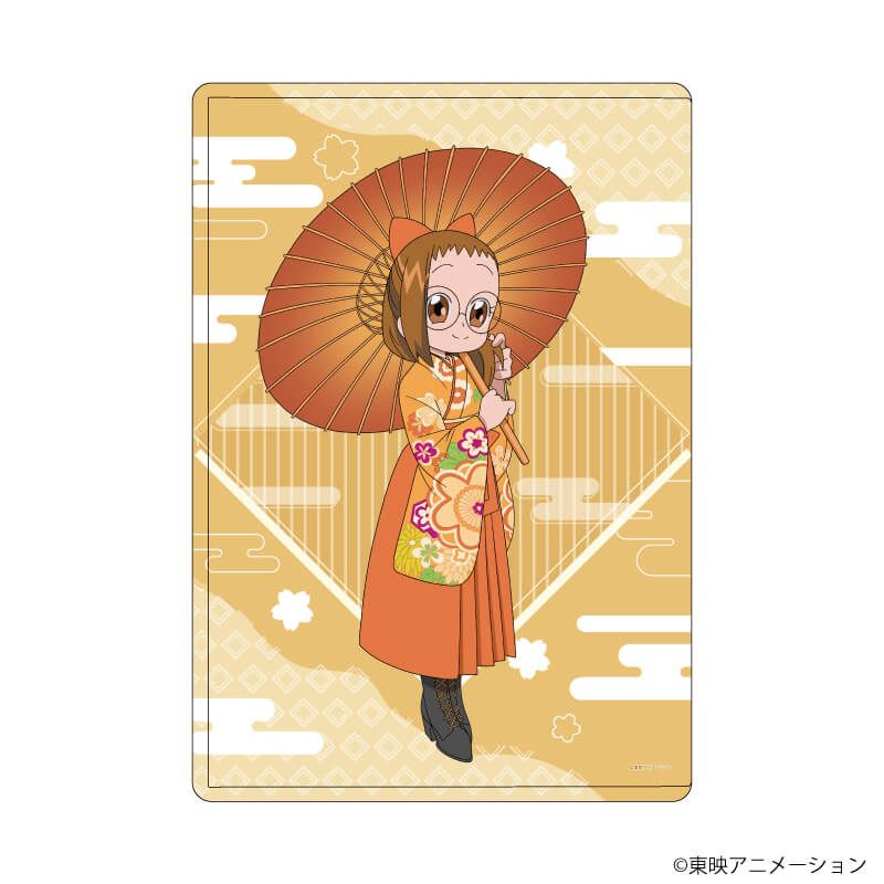 キャラクリアケース「おジャ魔女どれみドッカ～ン！」26/藤原はづき 袴・番傘ver.(描き下ろしイラスト)