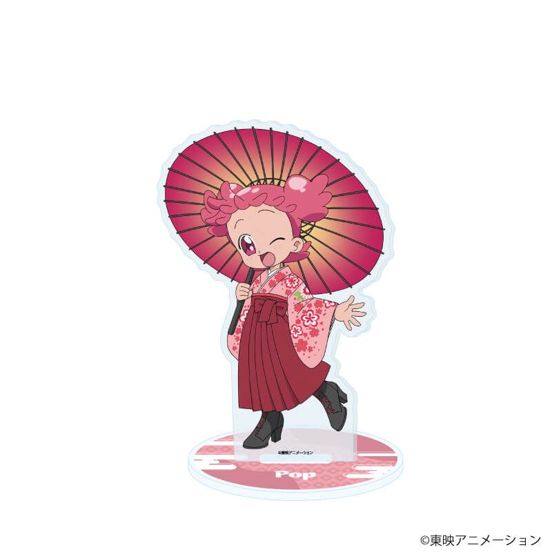 アクリルスタンド「おジャ魔女どれみドッカ～ン！」52/春風ぽっぷ 袴・番傘ver.(描き下ろしイラスト)
