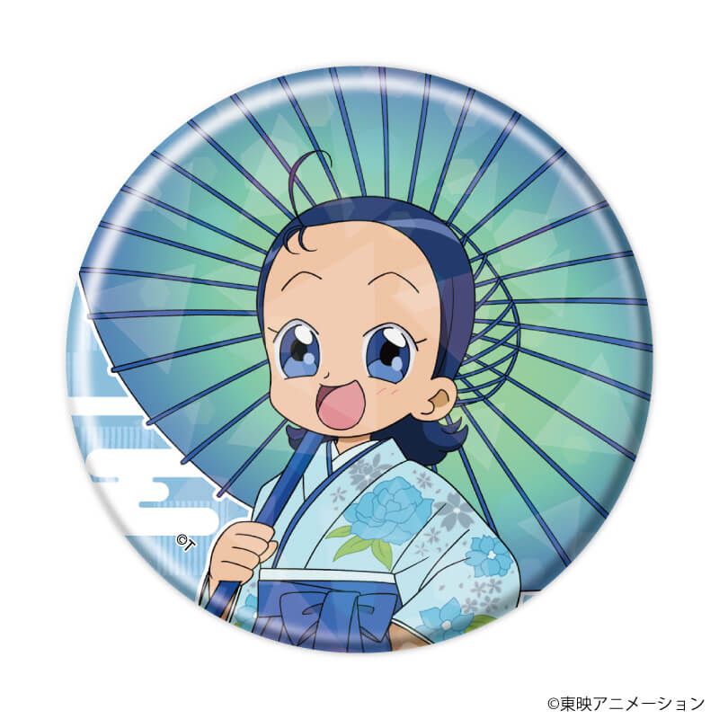 ホログラム缶バッジ(57mm)「おジャ魔女どれみドッカ～ン！」01/袴・番傘ver. コンプリートセット(全7種)(描き下ろしイラスト)