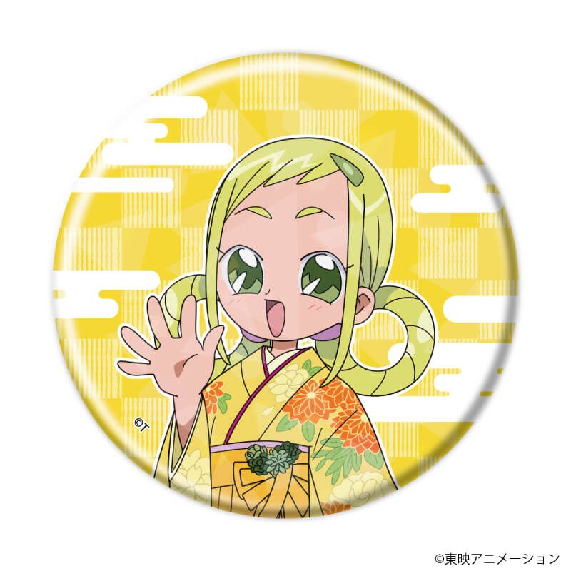 ホログラム缶バッジ(57mm)「おジャ魔女どれみドッカ～ン！」01/袴・番傘ver. コンプリートセット(全7種)(描き下ろしイラスト)