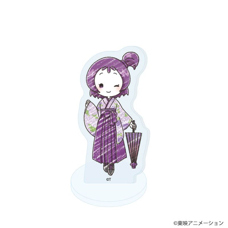 アクリルぷちスタンド「おジャ魔女どれみドッカ～ン！」05/袴・番傘ver. ブラインド(7種)(グラフアートイラスト)