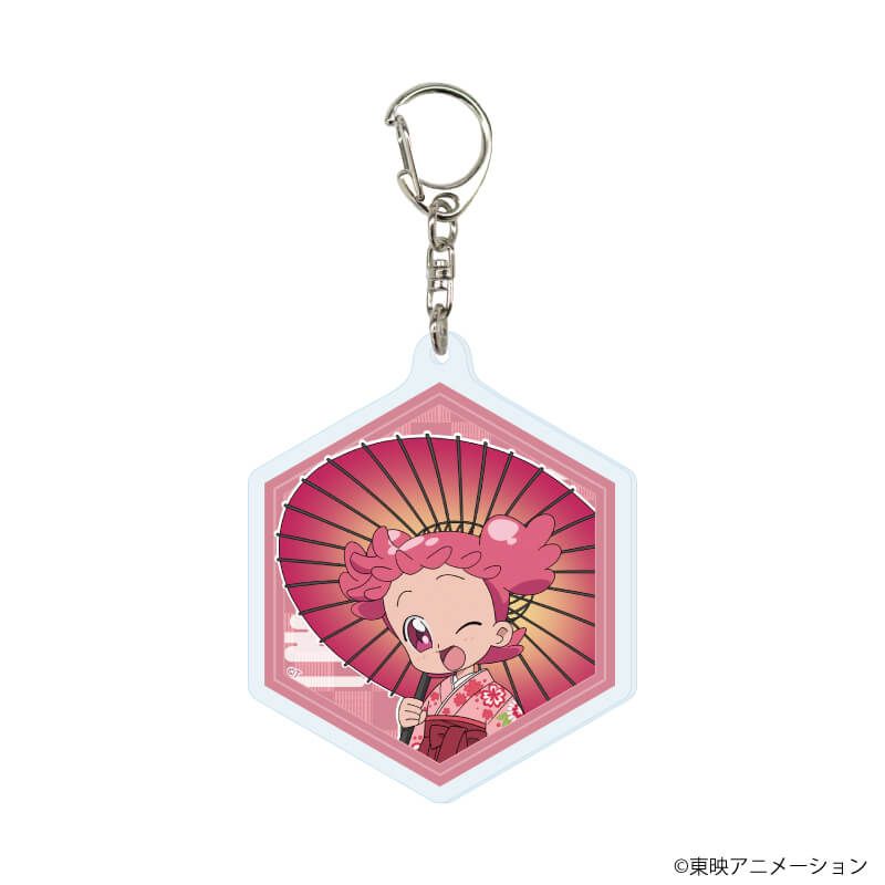 アクリルキーホルダー「おジャ魔女どれみドッカ～ン！」22/袴・番傘ver. ブラインド(7種)(描き下ろしイラスト)