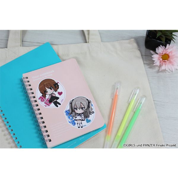 ガールズ＆パンツァー 最終章 ぷちちょこ耐候ステッカーセット【サブカルファッションver.】