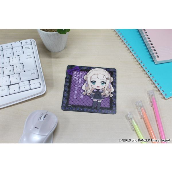 ガールズ＆パンツァー 最終章 ぷちちょこラバーマットコースター【マリー】サブカルファッションver.