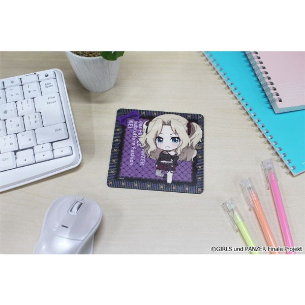 ガールズ＆パンツァー 最終章 ぷちちょこラバーマットコースター【ケイ】サブカルファッションver.