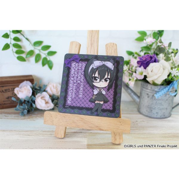 ガールズ＆パンツァー 最終章 ぷちちょこラバーマットコースター【河嶋桃】サブカルファッションver.