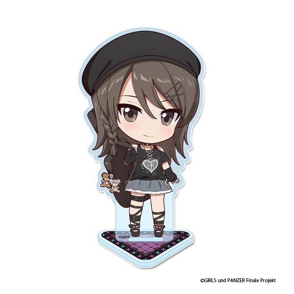 ガールズ＆パンツァー 最終章 ぷちちょこアクリルスタンド【ミカ】サブカルファッションver.