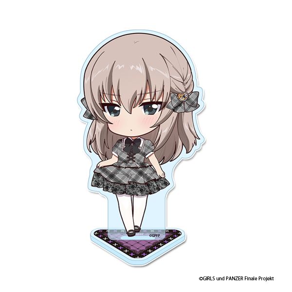 ガールズ＆パンツァー 最終章 ぷちちょこアクリルスタンド【逸見エリカ】サブカルファッションver.