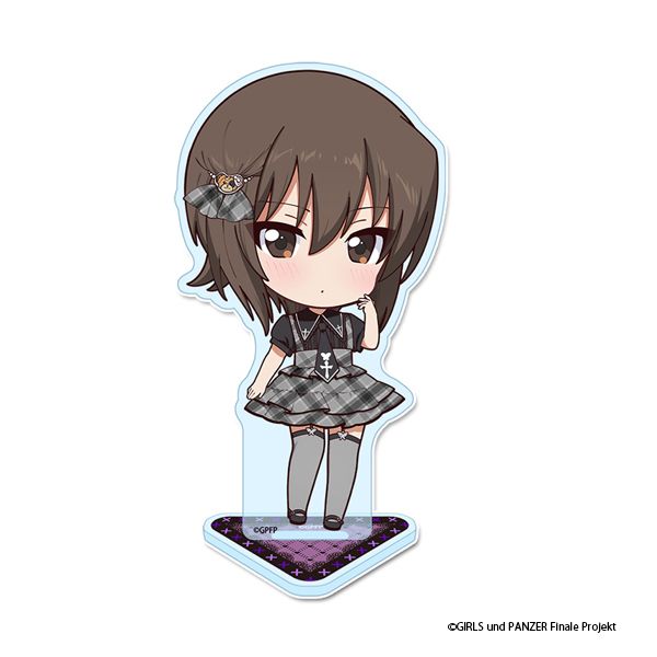 ガールズ＆パンツァー 最終章 ぷちちょこアクリルスタンド【西住まほ】サブカルファッションver.