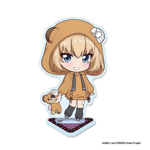 ガールズ＆パンツァー 最終章 ぷちちょこアクリルスタンド【カチューシャ】サブカルファッションver.