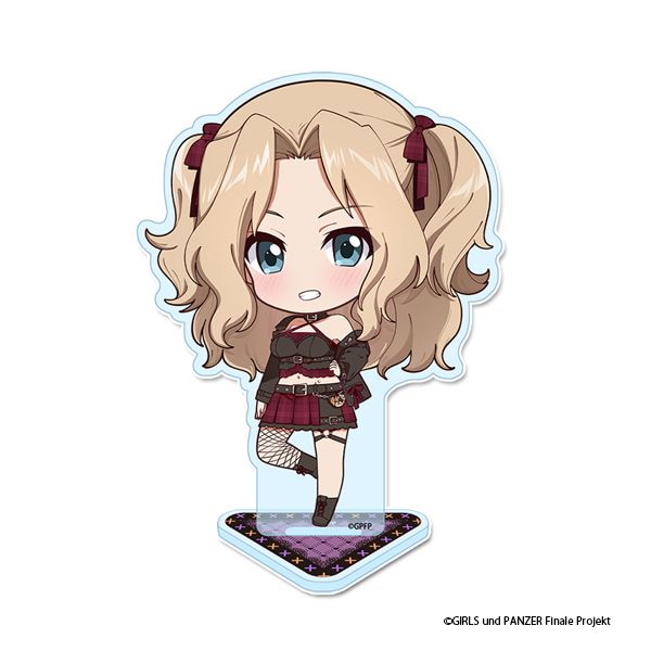 ガールズ＆パンツァー 最終章 ぷちちょこアクリルスタンド【ケイ】サブカルファッションver.