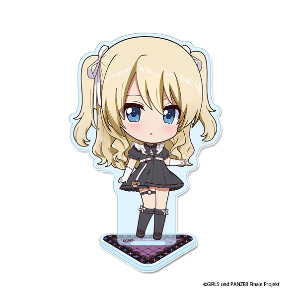 ガールズ＆パンツァー 最終章 ぷちちょこアクリルスタンド【ダージリン】サブカルファッションver.