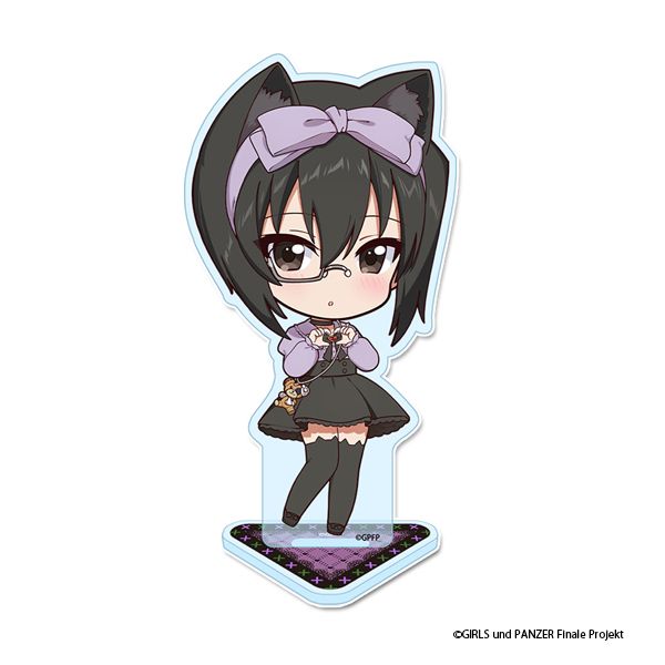 ガールズ＆パンツァー 最終章 ぷちちょこアクリルスタンド【河嶋桃】サブカルファッションver.