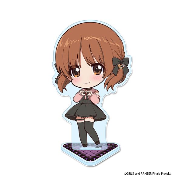 ガールズ＆パンツァー 最終章 ぷちちょこアクリルスタンド【西住みほ】サブカルファッションver.