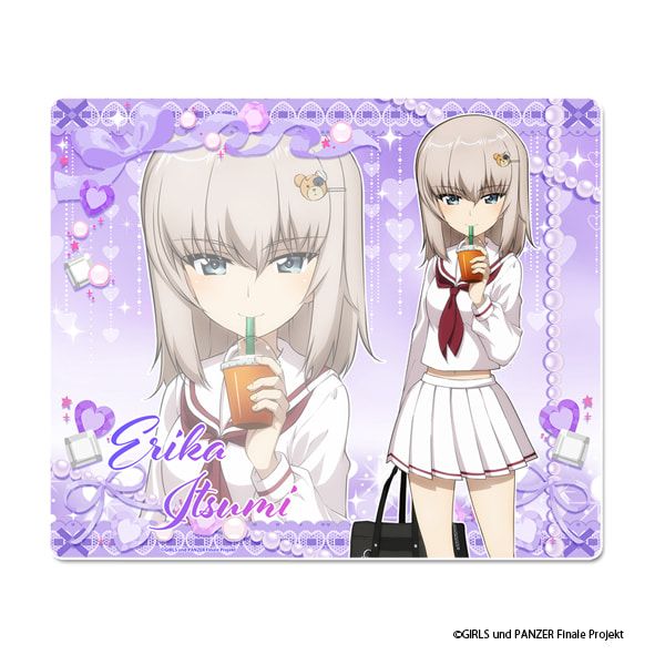 ガールズ＆パンツァー 最終章 描き下ろし マウスパッド【逸見エリカ】ギャル制服ver.