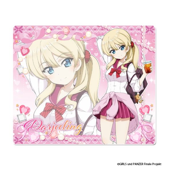 ガールズ＆パンツァー 最終章 描き下ろし マウスパッド【ダージリン】ギャル制服ver.