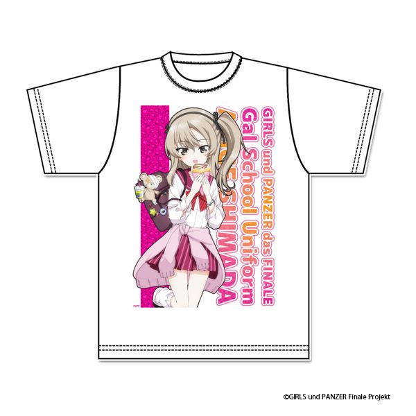 ガールズ＆パンツァー 最終章 描き下ろし グラフィックTシャツ【島田愛里寿】ギャル制服ver.