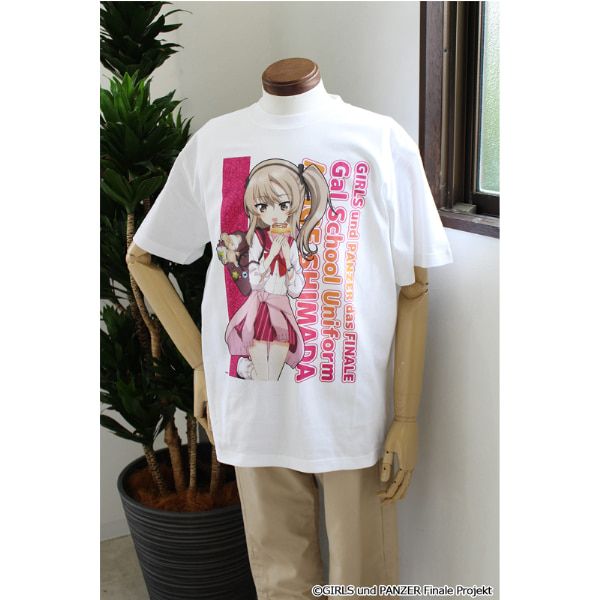 ガールズ＆パンツァー 最終章 描き下ろし グラフィックTシャツ【島田愛里寿】ギャル制服ver.