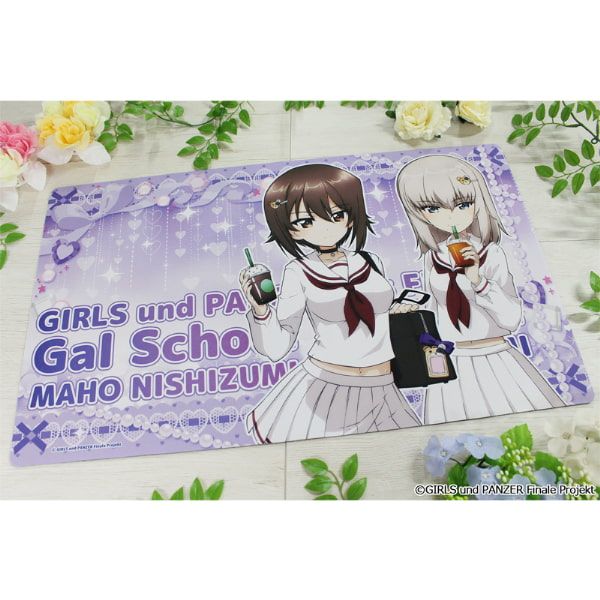 ガールズ＆パンツァー 最終章 描き下ろし デスクマット【西住まほ＆逸見エリカ】ギャル制服ver.
