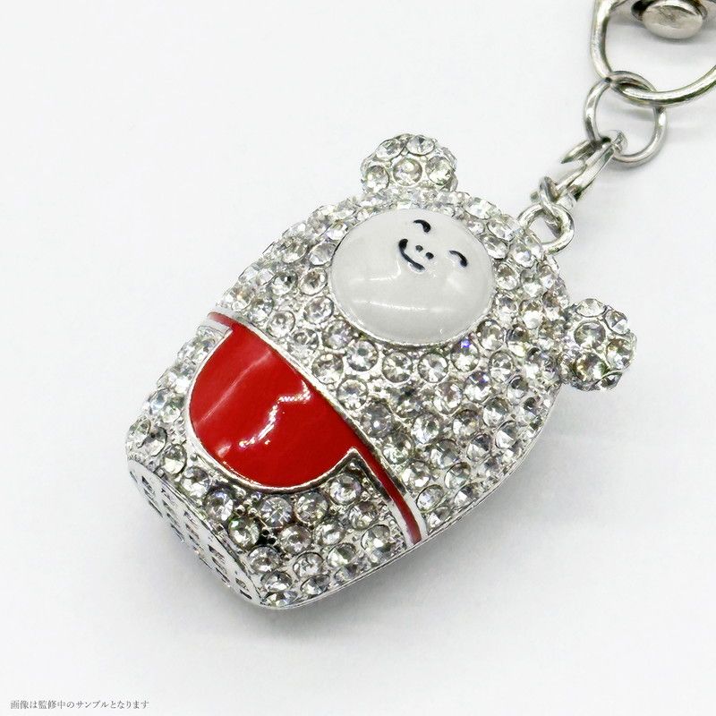 クリスタルに煌めく「きらきらのかみ」フィギュアキーホルダー