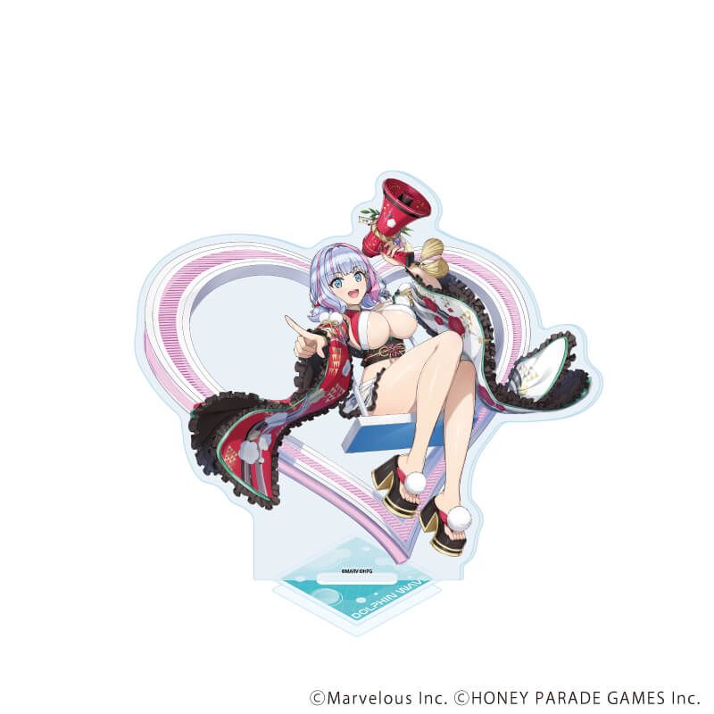 アクリルスタンド「ドルフィンウェーブ」80/久々利トモ(公式イラスト)