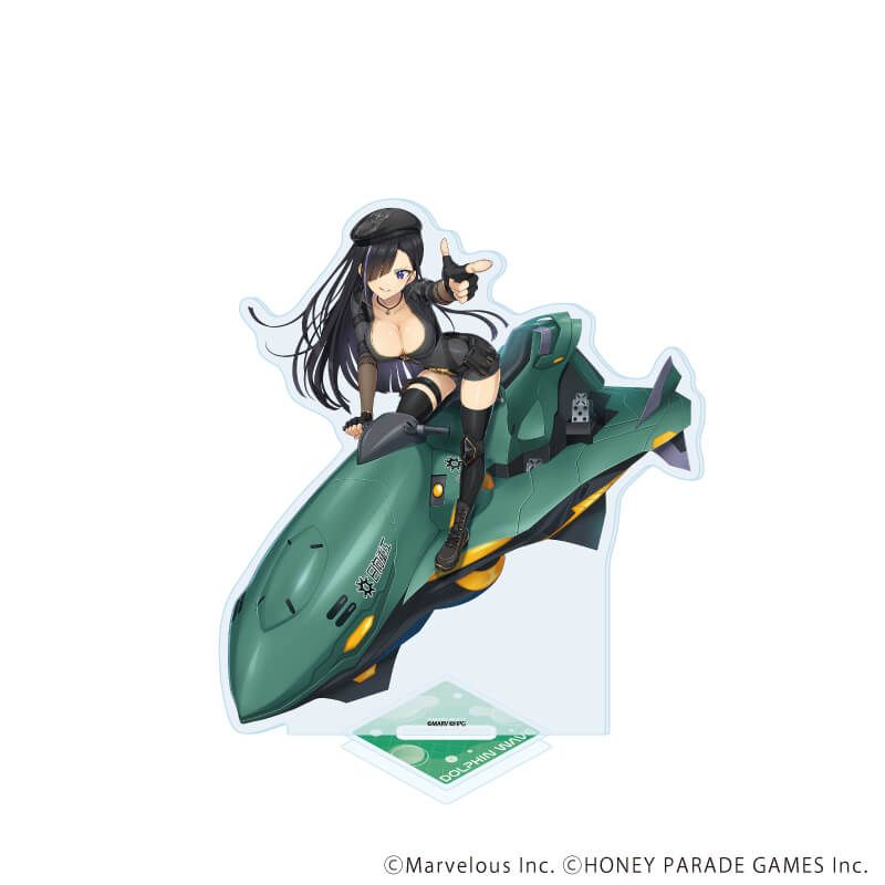 アクリルスタンド「ドルフィンウェーブ」69/黒瀬見波(公式イラスト)