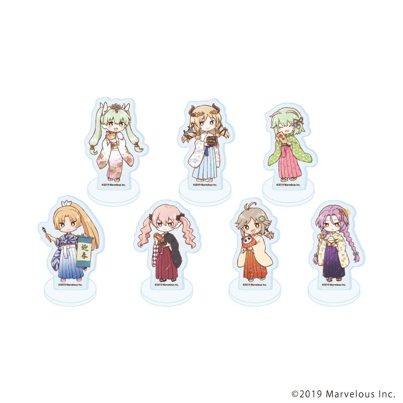 アクリルぷちスタンド「ルーンファクトリー４スペシャル」14/お正月ver. ブラインド(7種)(グラフアートイラスト)