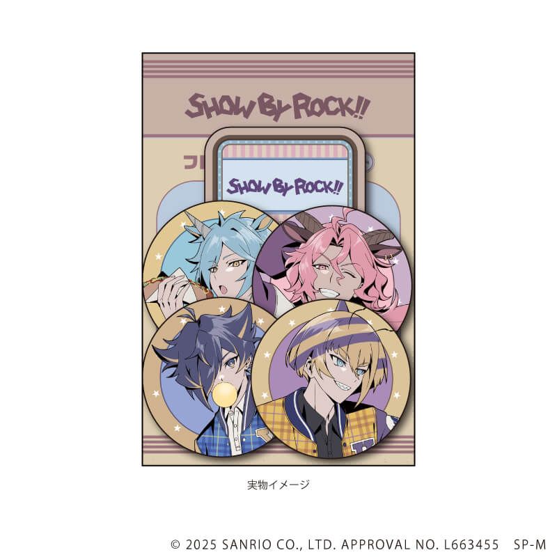 フレークシール(5種セット)「SHOW BY ROCK!!」01/集合デザイン(描き下ろしイラスト)