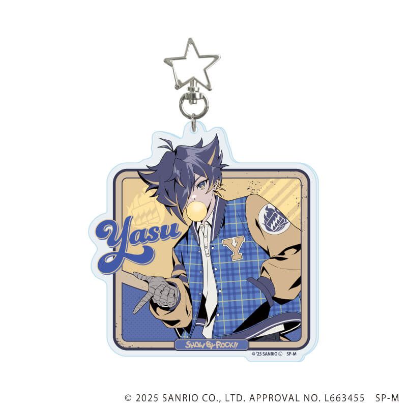 星型ナスカン付きデカアクリルキーホルダー「SHOW BY ROCK!!」07/ヤス(描き下ろしイラスト)