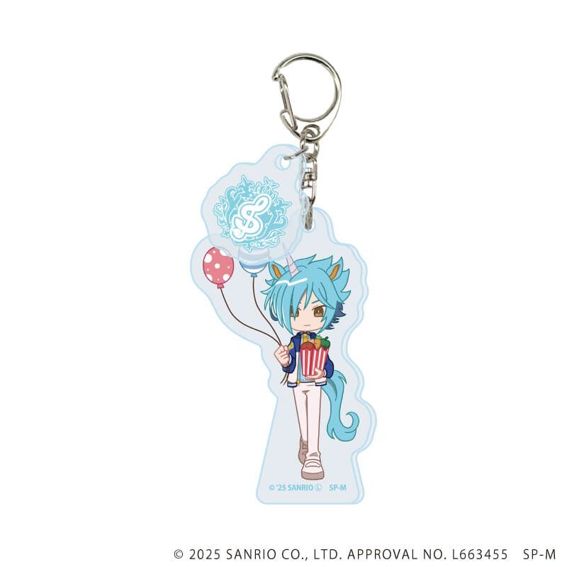 パーツ付きアクリルキーホルダー「SHOW BY ROCK!!」07/ブラインド(8種)(ミニキャライラスト)