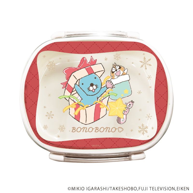 キャラランチボックス「ぼのぼの」04/クリスマスver.集合デザイン(公式イラスト)