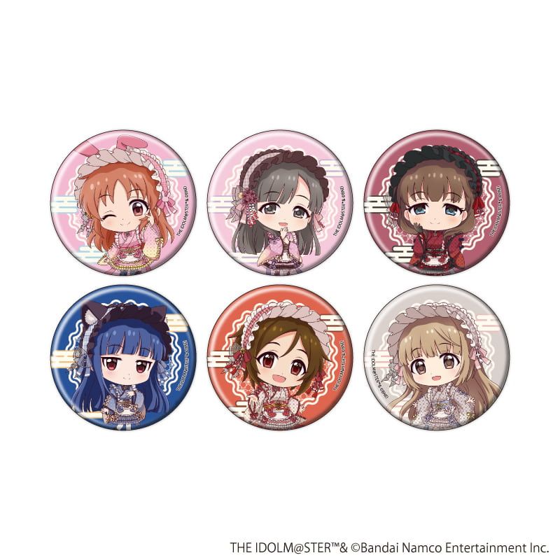 缶バッジ「アイドルマスター シンデレラガールズ」14/和洋可憐ver. コンプリートセット(全6種)(ミニキャライラスト)