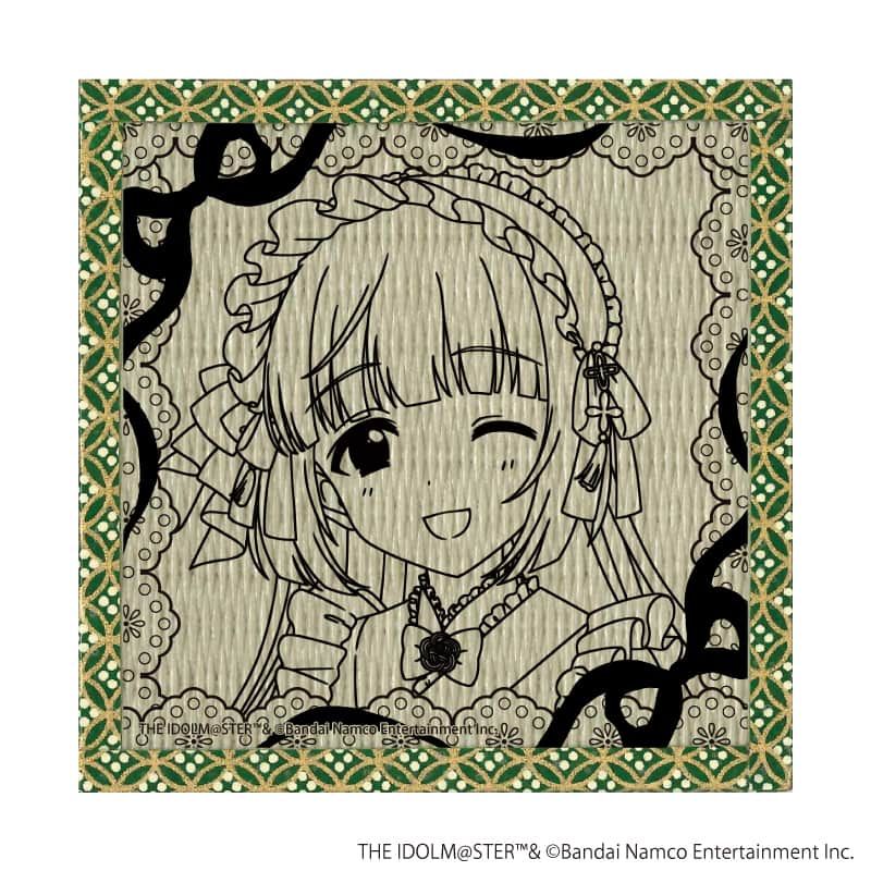 畳風和紙コースター「アイドルマスター シンデレラガールズ」03/依田芳乃 和洋可憐ver.(描き下ろしイラスト)