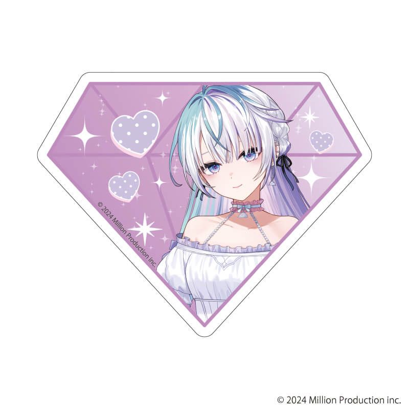 ダイカットステッカー「Million Production」16/眠雲ツクリ dreamy ver.(描き起こしイラスト)