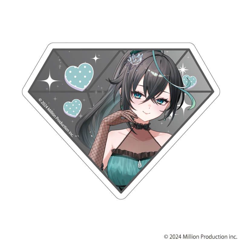 ダイカットステッカー「Million Production」15/雨夜リズ dreamy ver.(描き起こしイラスト)