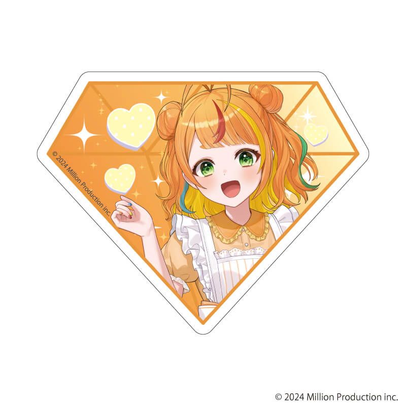 ダイカットステッカー「Million Production」14/小廻こま dreamy ver.(描き起こしイラスト)