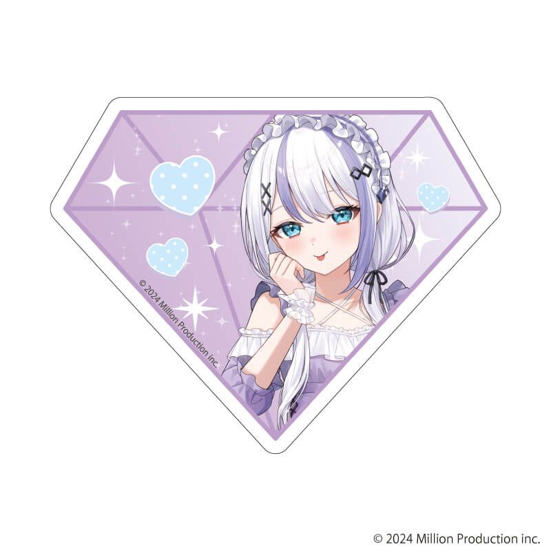 ダイカットステッカー「Million Production」10/音ノ乃のの dreamy ver.(描き起こしイラスト)