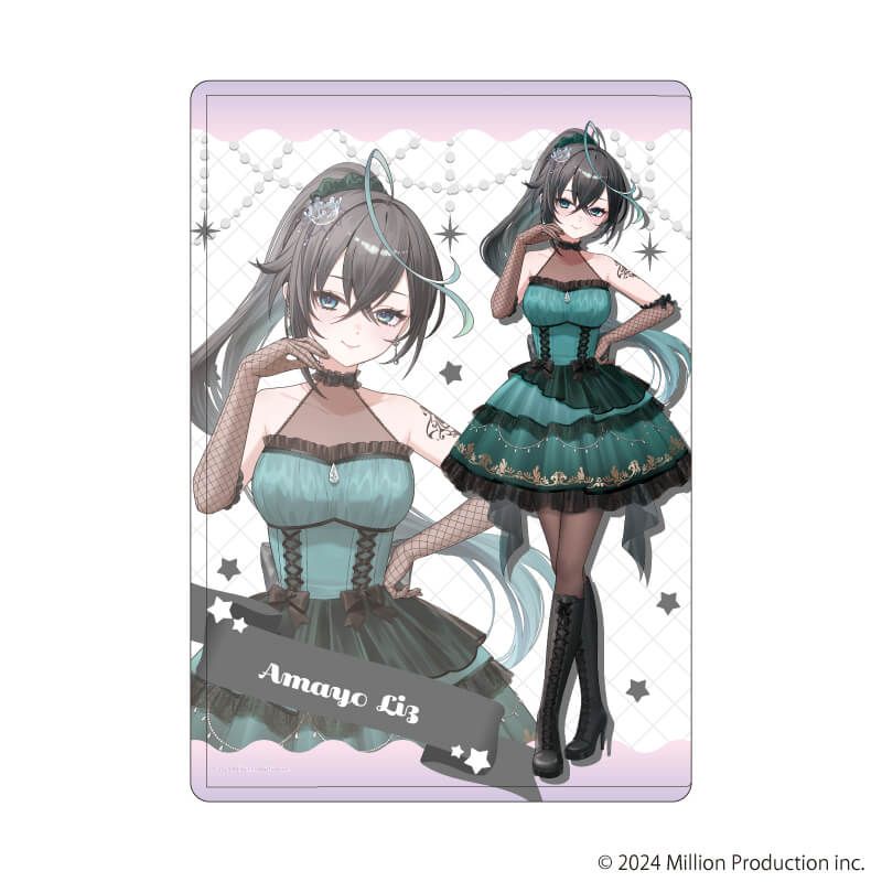 キャラクリアケース「Million Production」17/雨夜リズ dreamy ver.(描き起こしイラスト)