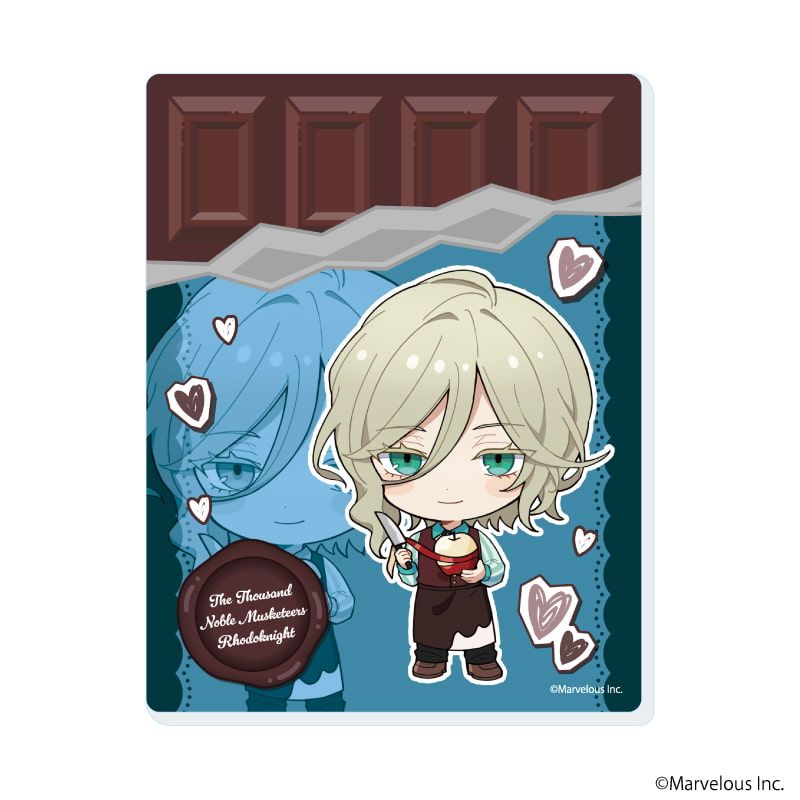 アクリルカード「千銃士:Rhodoknight」04/バレンタインver. コンプリートセット(全10種)(ミニキャライラスト)