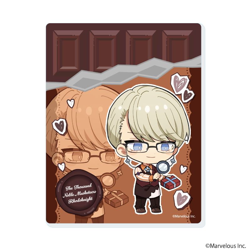 アクリルカード「千銃士:Rhodoknight」04/バレンタインver. コンプリートセット(全10種)(ミニキャライラスト)