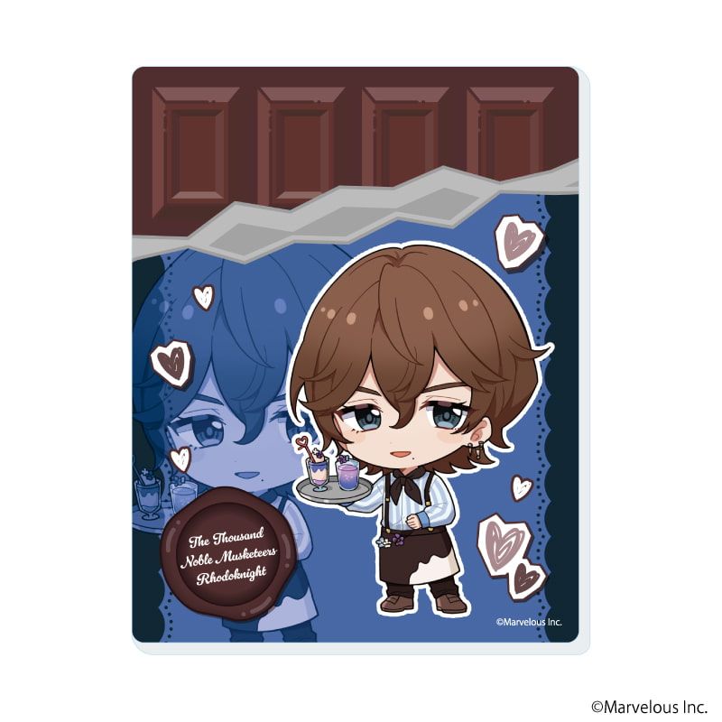 アクリルカード「千銃士:Rhodoknight」03/バレンタインver. コンプリートセット(全10種)(ミニキャライラスト)