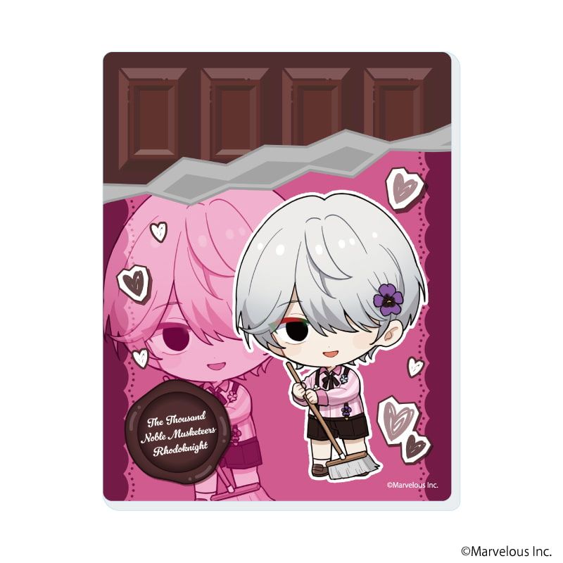 アクリルカード「千銃士:Rhodoknight」03/バレンタインver. コンプリートセット(全10種)(ミニキャライラスト)