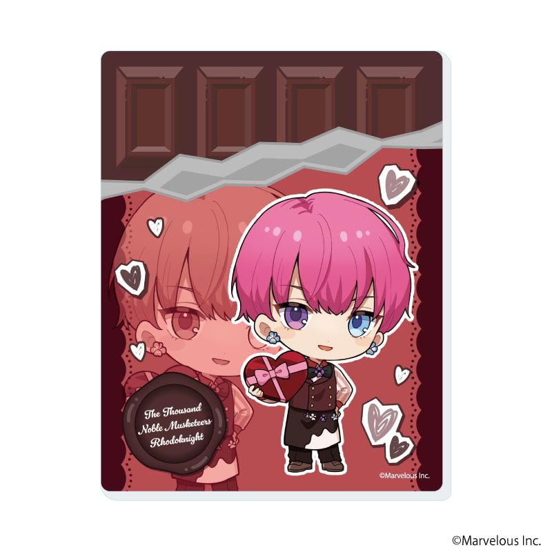 アクリルカード「千銃士:Rhodoknight」02/バレンタインver. コンプリートセット(全11種)(ミニキャライラスト)