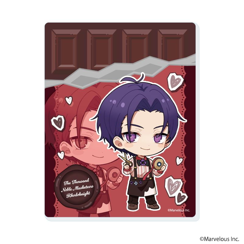 アクリルカード「千銃士:Rhodoknight」02/バレンタインver. コンプリートセット(全11種)(ミニキャライラスト)