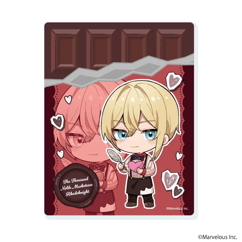 アクリルカード「千銃士:Rhodoknight」02/バレンタインver. コンプリートセット(全11種)(ミニキャライラスト)