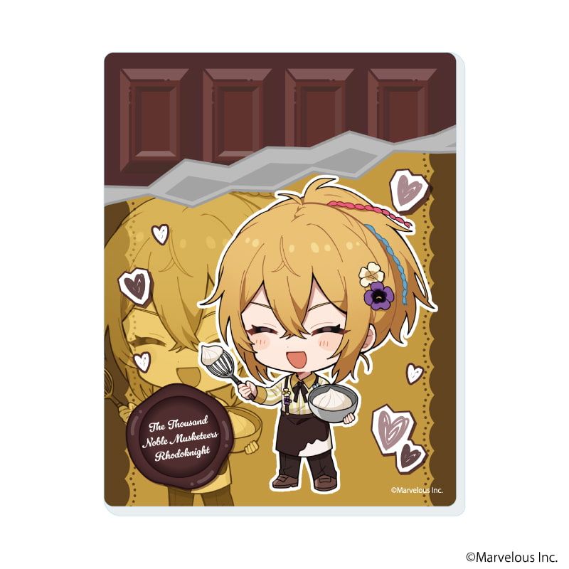 アクリルカード「千銃士:Rhodoknight」02/バレンタインver. コンプリートセット(全11種)(ミニキャライラスト)