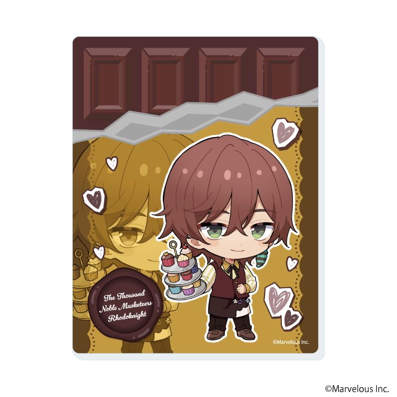 アクリルカード「千銃士:Rhodoknight」02/バレンタインver. コンプリートセット(全11種)(ミニキャライラスト)
