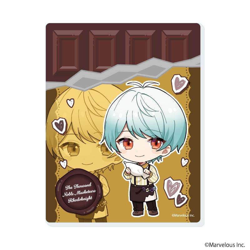 アクリルカード「千銃士:Rhodoknight」02/バレンタインver. コンプリートセット(全11種)(ミニキャライラスト)