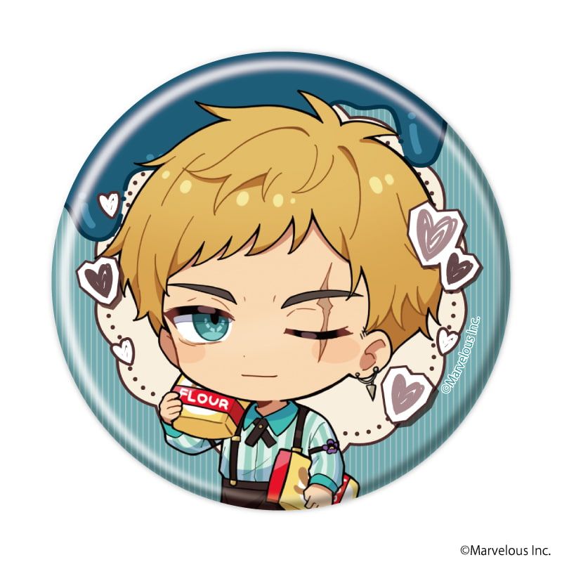 缶バッジ「千銃士:Rhodoknight」54/バレンタインver. コンプリートセット(全10種)(ミニキャライラスト)