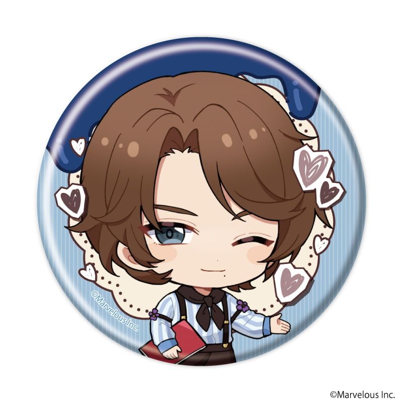 缶バッジ「千銃士:Rhodoknight」53/バレンタインver. コンプリートセット(全10種)(ミニキャライラスト)